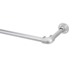 Metalen buishoek met flens voor wandmontage