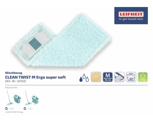 CLEAN TWIST M Ergo super zachte wisserhoes van Leifheit