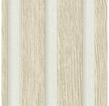 Behang met houtlook en verticale strepen
