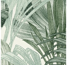Detail van een behang met plantenmotief