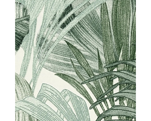 Detail van een behang met plantenmotief