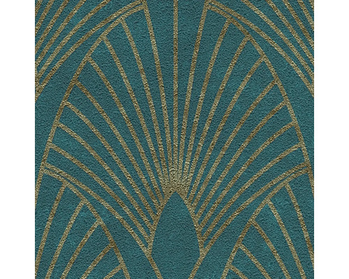 Close-up van een behang met art-decopatroon