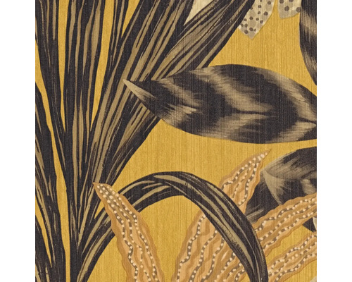 Close-up van een behang met bladerpatroon