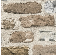 Close-up van een muur met rechthoekige bakstenen