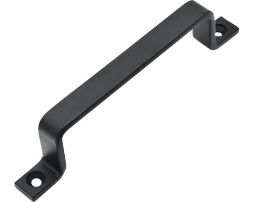 Zwarte beugelgreep voor deuren en meubels
