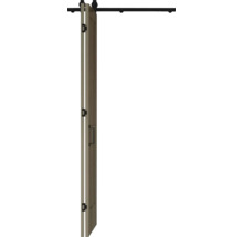 Houten schuifdeur met beslag en railsysteem