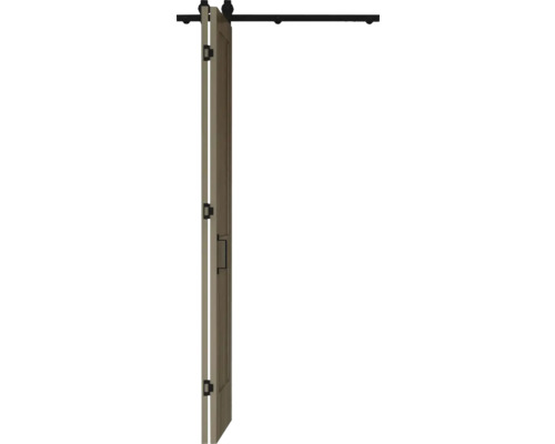 Houten schuifdeur met beslag en railsysteem