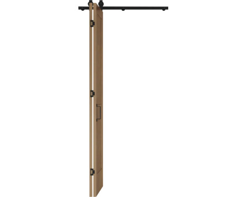 Schuifdeur met beslag en handgreep