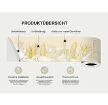 Productoverzicht: Zelfklevend, UV-bestendig, glad en mat oppervlak, eenvoudige installatie, milieuvriendelijk, Premium print