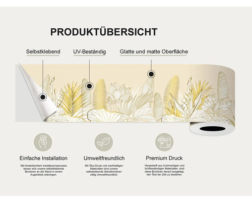 Productoverzicht: Zelfklevend, UV-bestendig, glad en mat oppervlak, eenvoudige installatie, milieuvriendelijk, Premium print