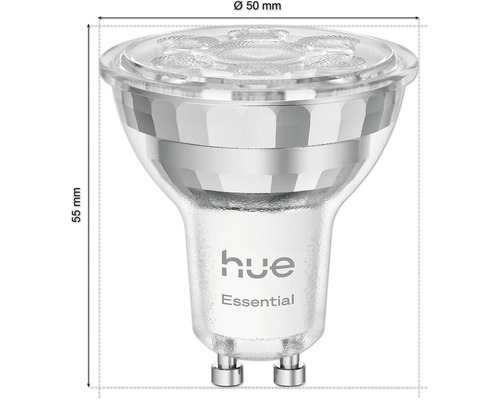 Hue Essential GU10 LED-lamp, 50 millimeter diameter