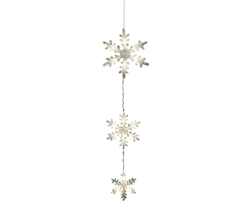 Decoratieve sneeuwvlokken lichtketting voor binnen