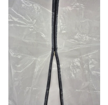 Transparante beschermhoes met ritssluiting