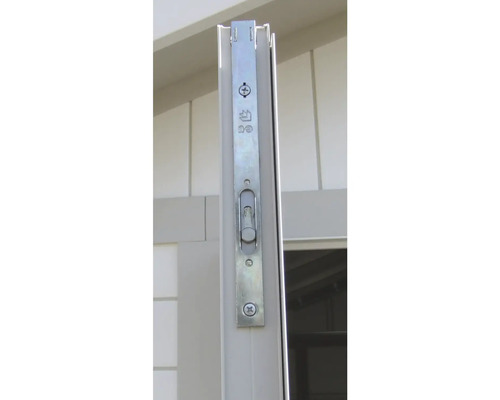 Metalen deurbeslag met vergrendelingsmechanisme voor verhoogde veiligheid