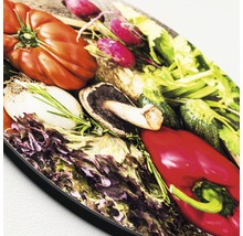 Decoratieve plaat met groentemotief