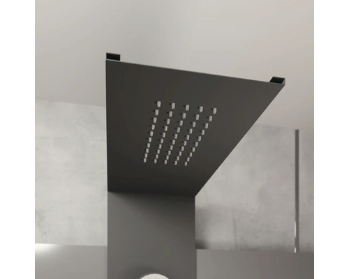 Rechthoofdige douchekop voor de badkamer