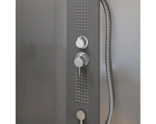 Douchepaneel met massagestralen en handdouche