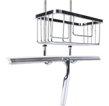 Douche rek met wisser van metaal