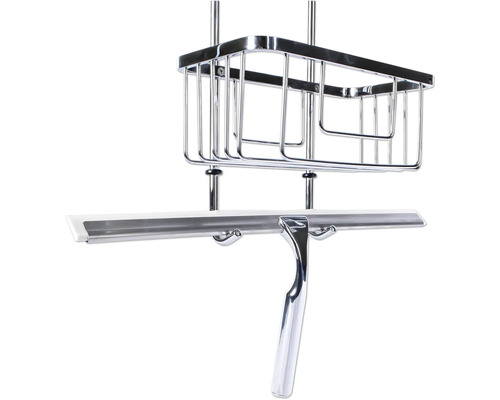 Douche rek met wisser voor wandmontage