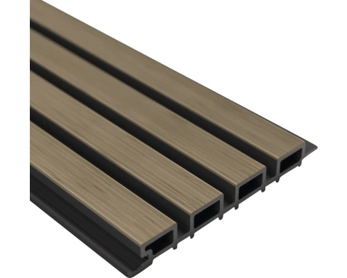 Tong- en groefpaneel van kunststof