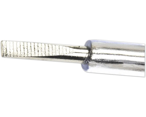 Detailopname van een platte schroevendraaier