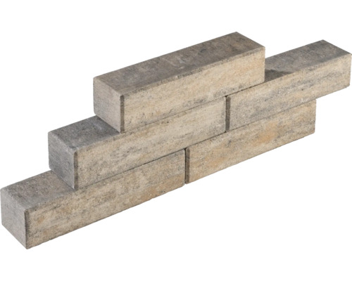 Rechthoekige straatstenen gestapeld