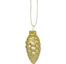 Kegelvormige kerstboomversiering met hanger