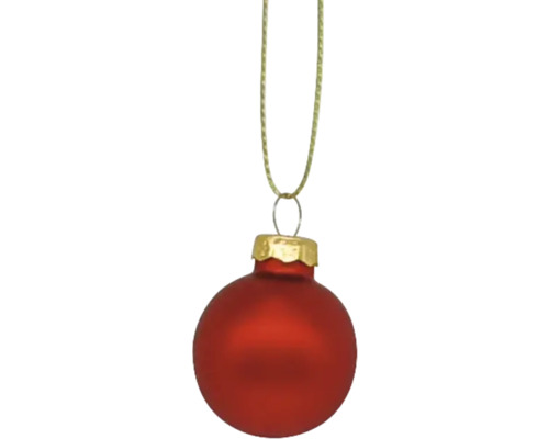 Rode kerstbal met ophanging