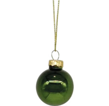 Groene kerstbal met hanger