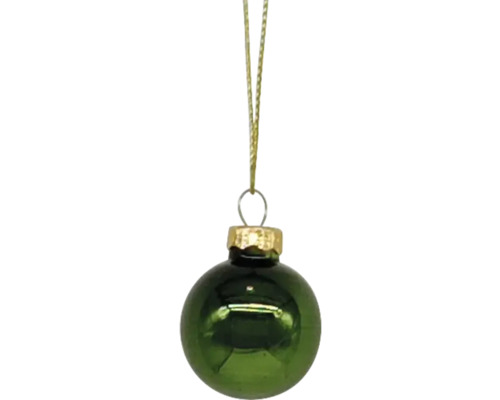 Groene kerstbal met hanger