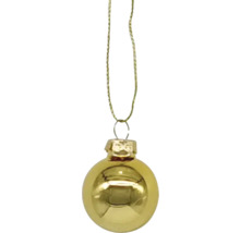 Gouden kerstbal met hanger