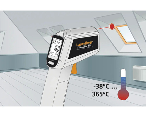 Laserliner Thermospot One infraroodthermometer voor temperatuurmeting