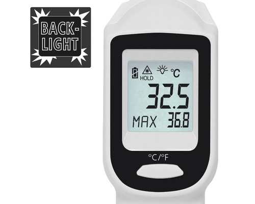 Digitale thermometer met achtergrondverlichting voor temperatuurmeting
