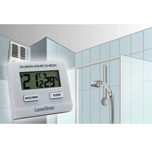 Laserliner Clima Home Check digitale thermo-hygrometer in de badkamer