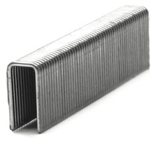 Metalen nietjes close-up