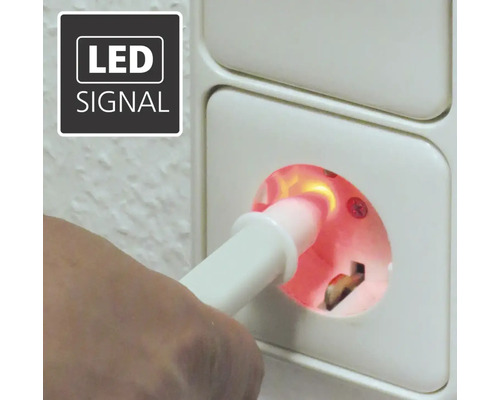 Spanningstester met led signaal in stopcontact