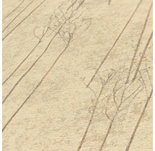 Behang met lineaire en bloemmotieven