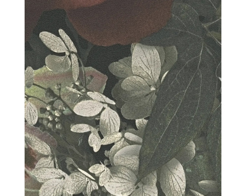 Close-up van hortensiabladeren en -bloemen