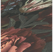 Detailopname van een behang met bloemmotief