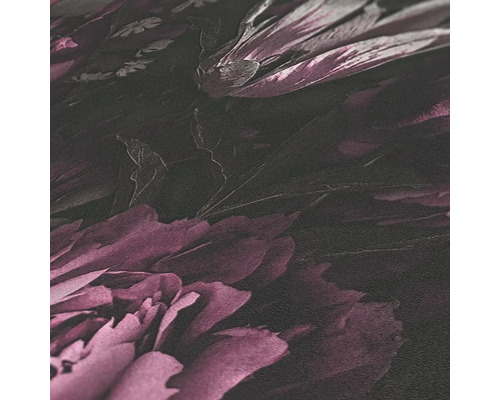 Close-up van een behang met bloemmotief