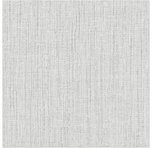 Close-up van een wit textielbehang met stoftextuur