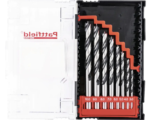 Forstnerboor set met verschillende maten in opbergdoos