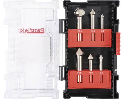 Ontbramerset in geopende opbergdoos