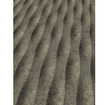 Close-up van een wand met een golfpatroon