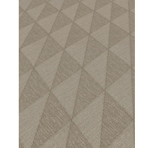 Behang met driedimensionaal driehoekpatroon