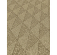 Close-up van een gestructureerd behang met geometrisch driehoekpatroon