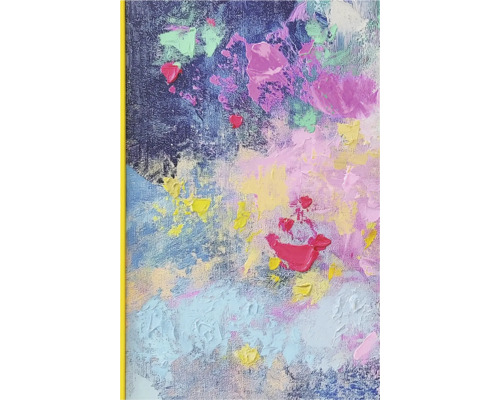 Abstract schilderij met lijst
