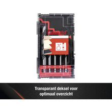 Patfield houtboor set in transparante verpakking