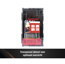 Pattfield pluggenset in transparante opbergdoos