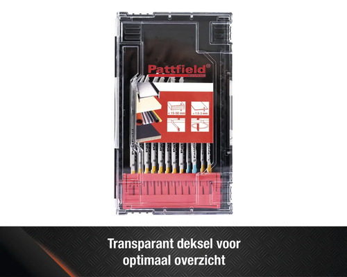 Pattfield pluggenset in transparante opbergdoos